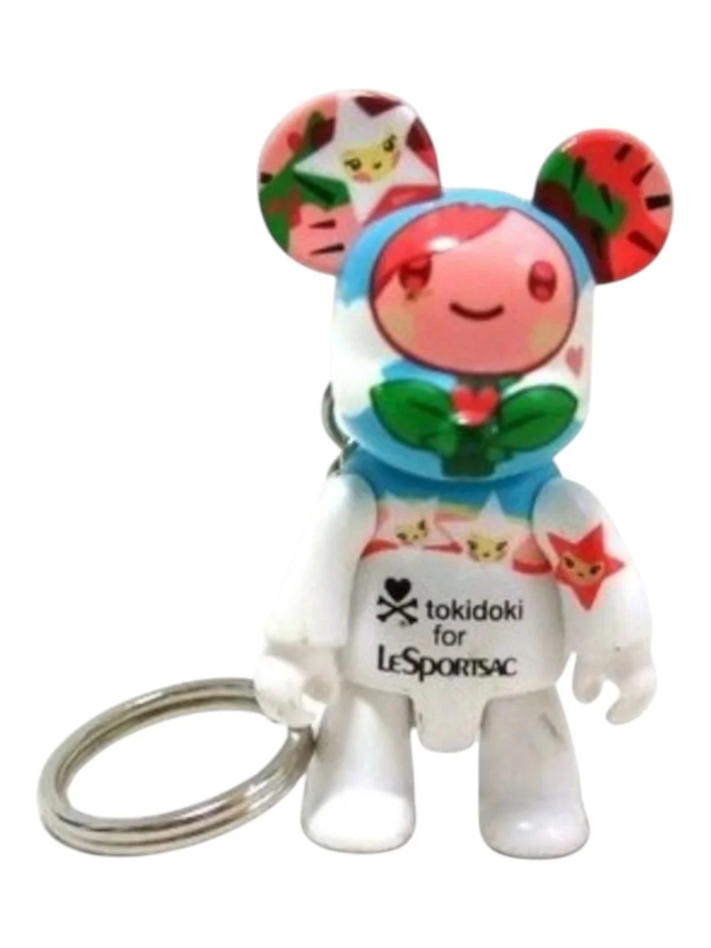 Deadstock: new Tokidoki x LeSportSac 𖠌 Ltd Ed Qee Bear Key Chain Bag Charm 𖠌